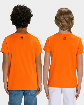Unisex Kinder T-Shirt Fuchs Rückenansicht